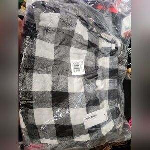 Sonoma Black and White Checkered Pajama Pants
